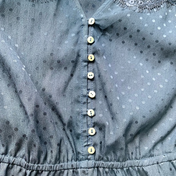 Willow and Clay Long Sleeve Lac Romper Shorts - Picture 3 of 9